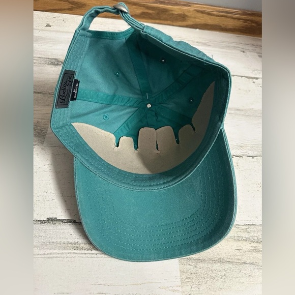 Farm Girl Distressed Strap Back Adjustable Baseball Hat Cap Dusty Green New! - Picture 2 of 5